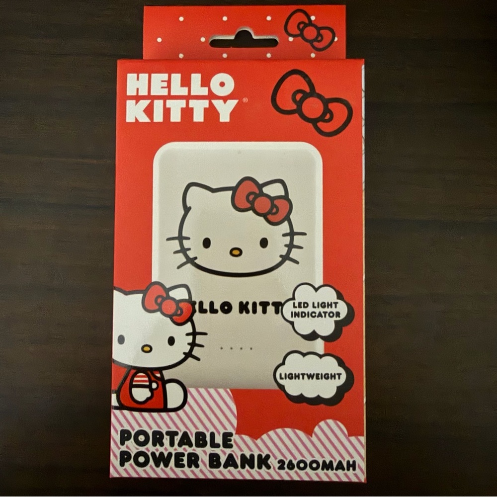 Hello Kitty Power Bank - Red and White